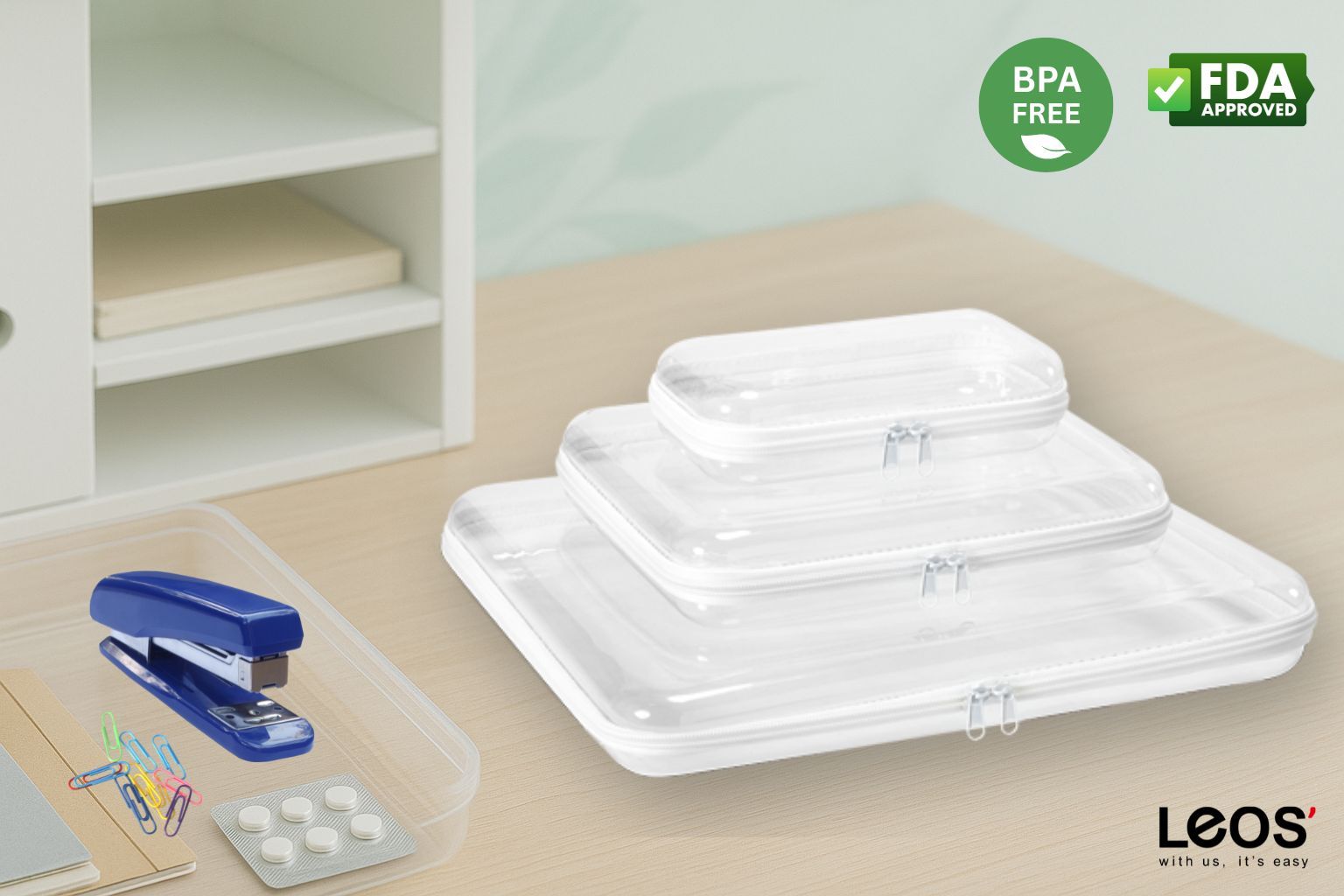 Túi zip trong suốt không chứa BPA, được FDA phê duyệt